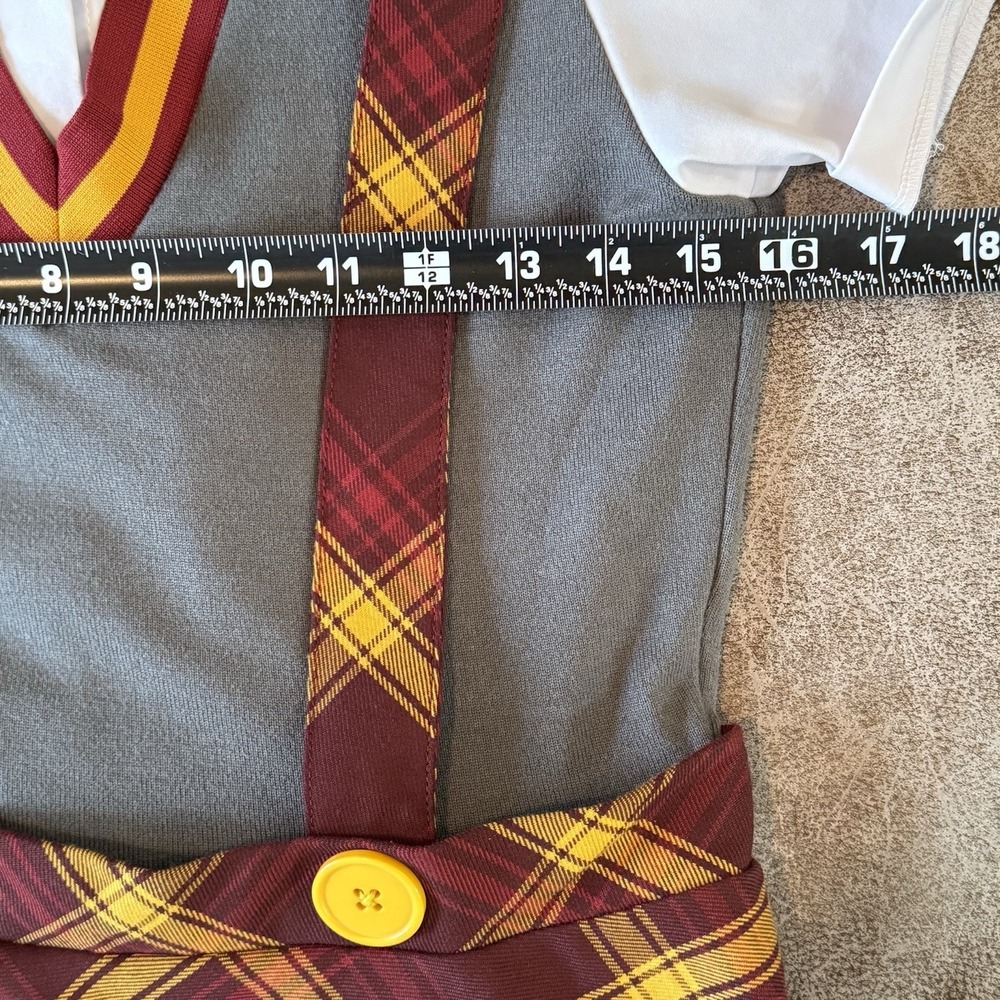Spirit Gryffindor Costume Dress Womens Harry Potter Hogwarts School Uniform - Picture 11 of 12